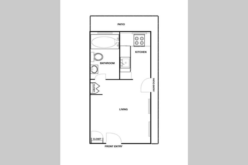 Rittenhouse Studio Apartment With Patio By Act Φιλαδέλφεια Εξωτερικό φωτογραφία